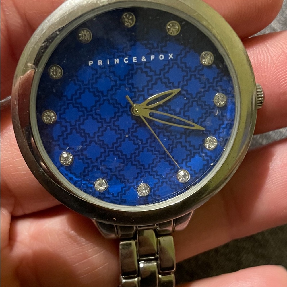 Prince & Fox Geometric Blue Watch